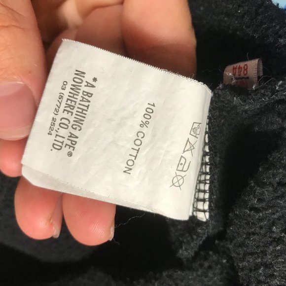 Aape Ape head logo crewneck black - Picture 5 of 5